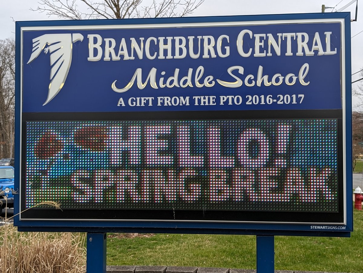 Branchburg_Central_Middle_School_Spring_Sign